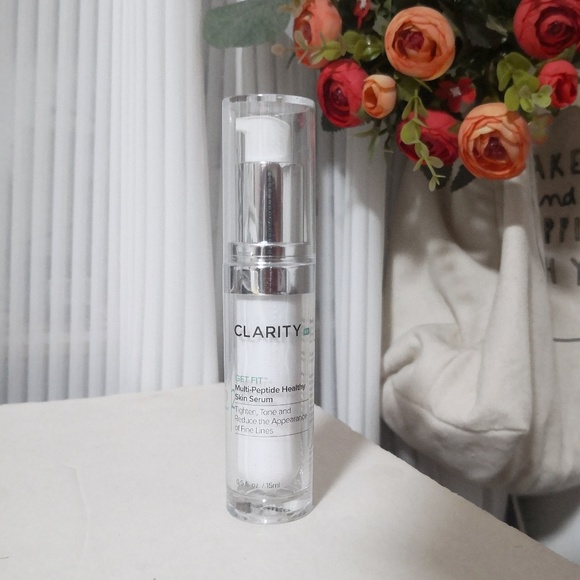 New Sealed ClarityRx Get Fit Multi-Peptide Healthy Skin Serum .5 fl oz/15ml $55 - Picture 1 of 1